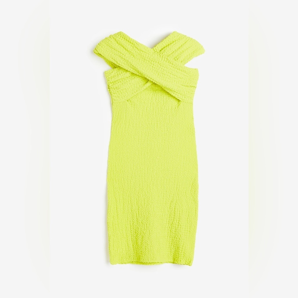 NWT H&M Textured Off the Shoulder Dress (S)
